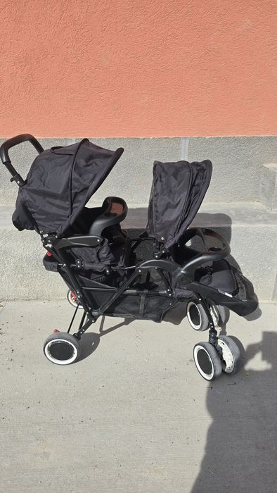 Двойна детска количка