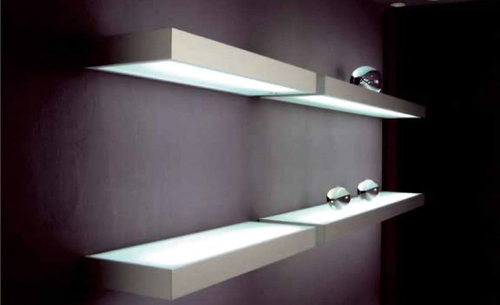 Raft luminos ANTHEA, 900mm, 21W/230V, Aluminiu, Sticla Opaca