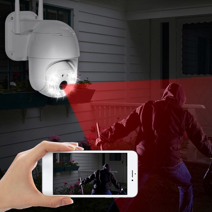 iCSee / Hisee SE- 12MP външна камера с цветно нощно виждане- WIFI