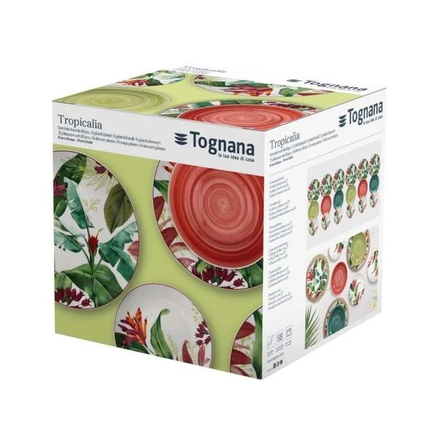 Сервиз за хранене в тропически стил