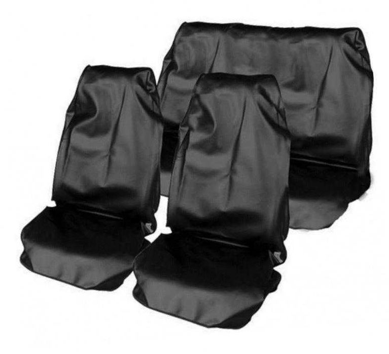 Непромокаеми калъфи за седалки на автомобил / кола - черни
