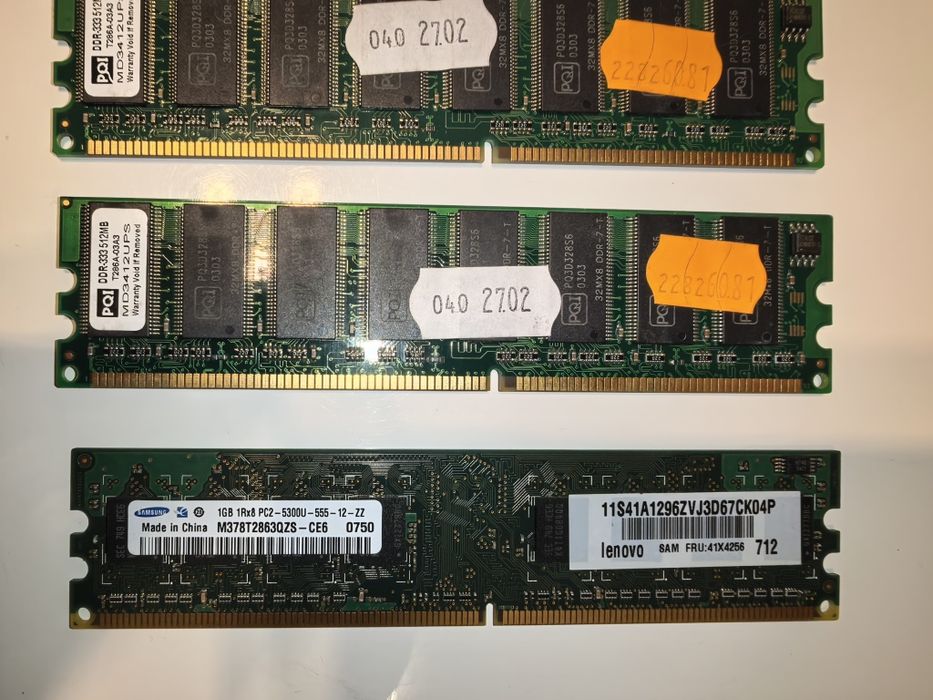 Рам памет DDR4, DDR3, DDR2, DDR