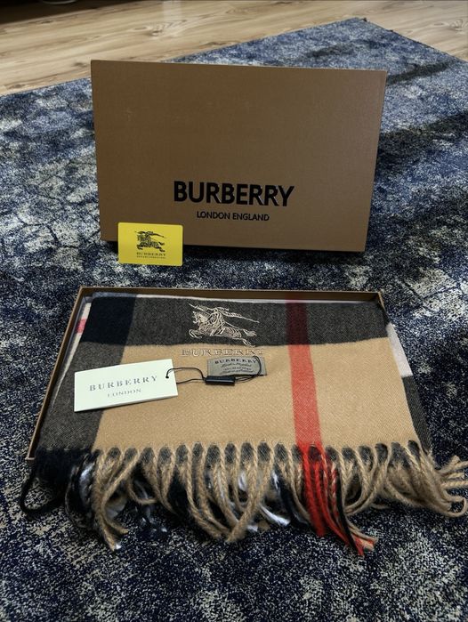 Esarfa Burberry 100% casmir