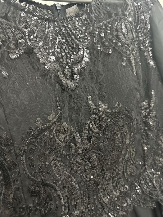 вечерние платья длинный черный