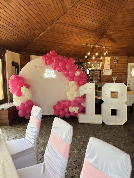 Decor nunta /botez /arcada baloane /arcada flori