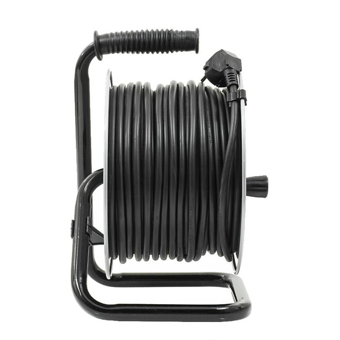 Rola prelungitor cablu cu cadru metalic 40 metri 3 x 1,5 mm Verke