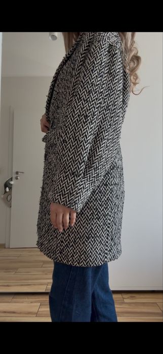 Вълнено Палто Mango xs овърсайз