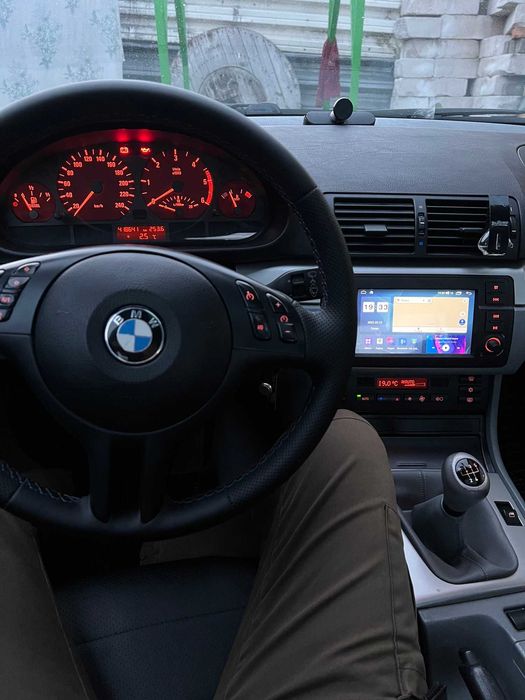 Navigatie BMW E46 , Android 13 Wireless Carplay Garantie Camera