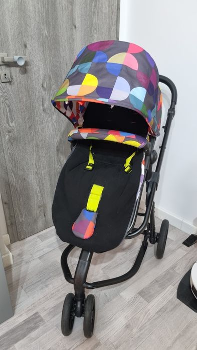 Cărucior combinat 3 în 1 Cosatto - Giggle, Kaleidoscope, set complet