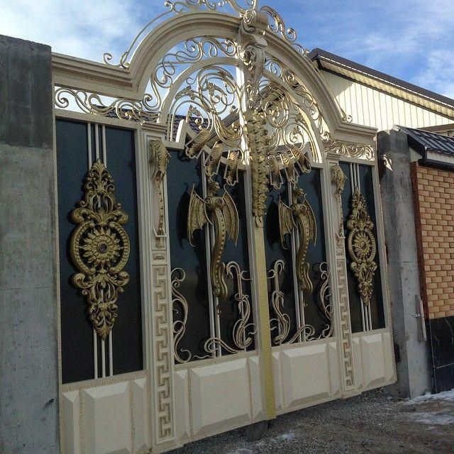 Ковка художественная (эксклюзив из России) ворота перила беседки навес