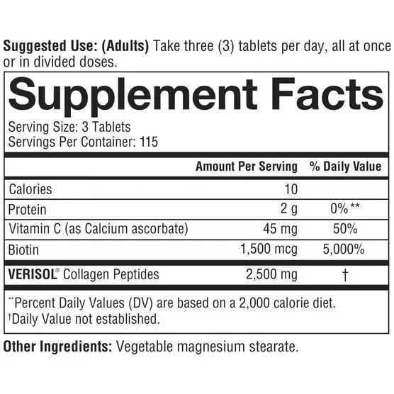 Youtheory, Verisol Collagen, коллаген с верисолом, 345 табл. Kollagen