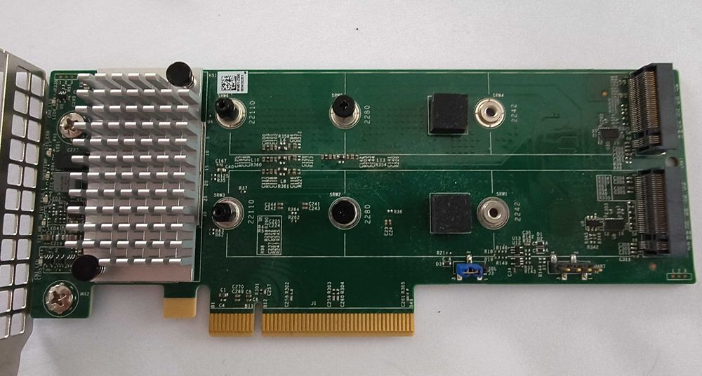 Контролер AOC-SLG4-2H8M2 NVMe RAID 0,1 2xPCIe Gen4 NVMe/SATA M.2