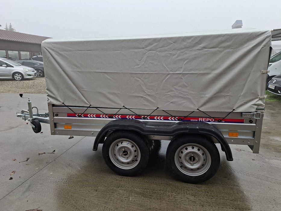 Remorca Dublu Ax Prelata 750 Kg Oferta Repo