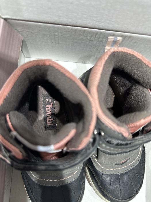 Tombi 23 размер ботинки для девочки