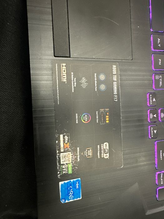 Продам Asus Tuf F17