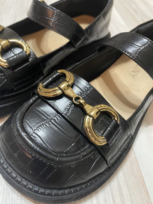 Чёрные лоферы JOSINY, размер 35