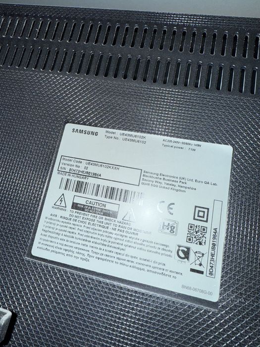 Samsung UE43MU6102K