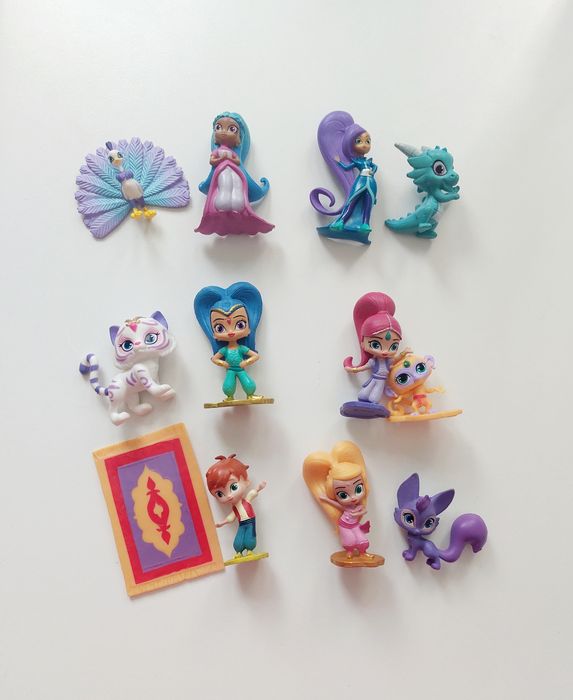 Lot figurine pentru copii Masha și Ursul/Shimmer și Shine