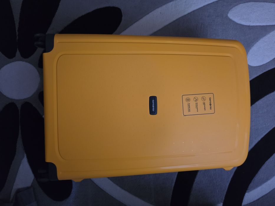 Troler Samsonite S Cure, 81 cm, galben inchis  NOU