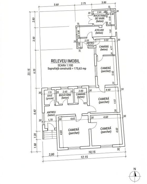 Casa 175 mp de renovat, teren 669 mp, toate utilitatile, zona Freidorf