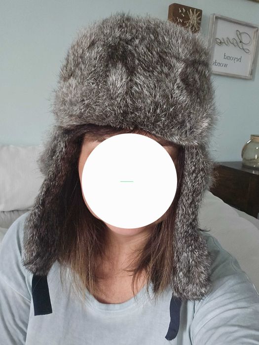 Caciula iarna cu blanita iepure