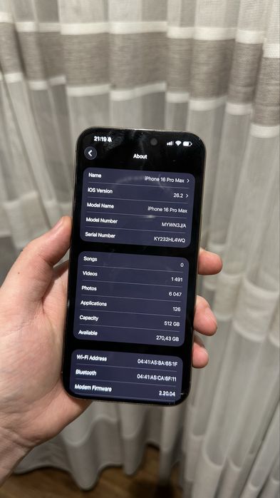 Iphone 16 pro max 512gb ideal
