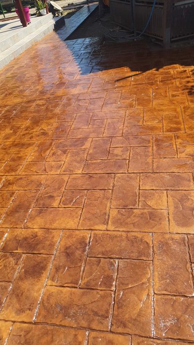 Beton amprentat si elicopterizat