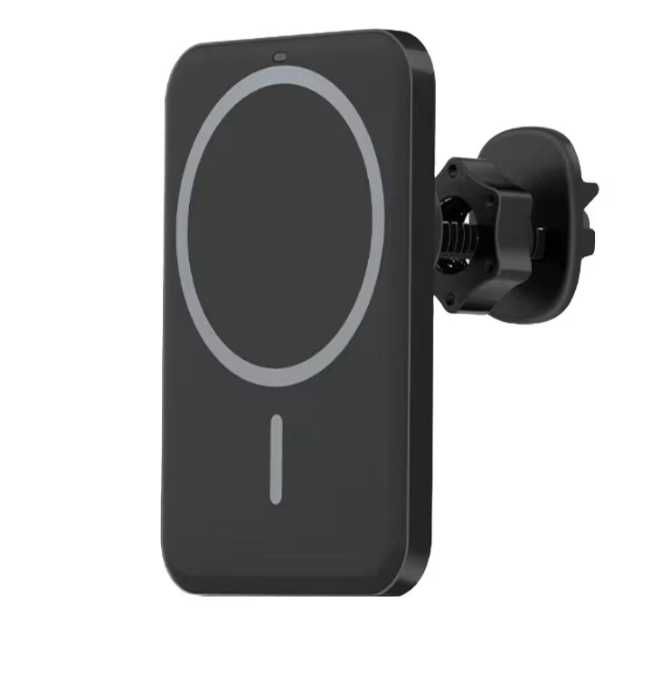 Suport MagSafe Auto, Incarcare Wireless, iPhone, culoare Negru