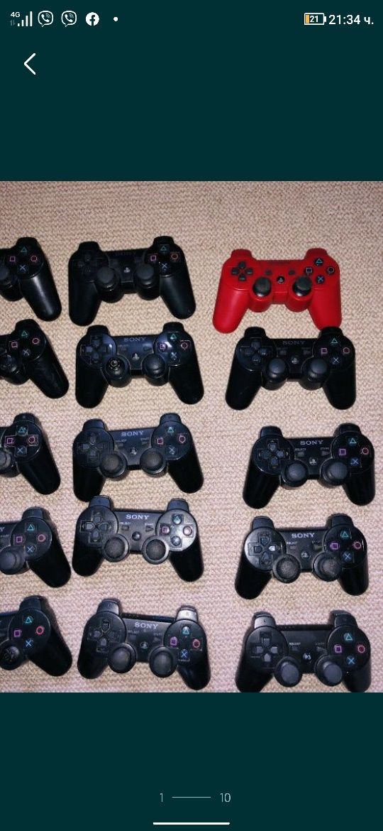 Безжичен Джойстик DUALSHOCK 3 ,за PS3 за PlayStation Контролери гр ...