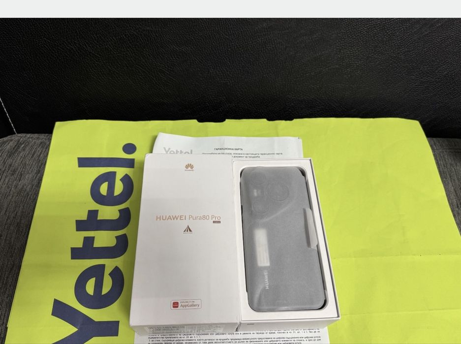 КАТО НОВ 512GB Huawei Pura 80 Pro Yettel Гаранция 2029 Black | Черен
