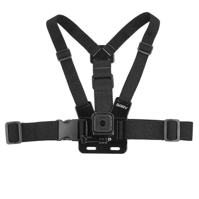 Стойка за Гърди 5 в 1 - За Телефони и GoPro - GARV Chest Dual Pro