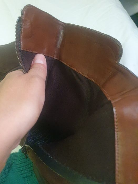 Ghete de dama,piele intoarsa