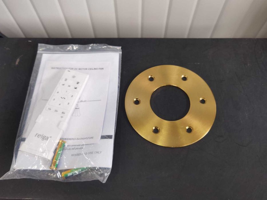 Интелигентен таванен вентилатор Reiga 165cm,WiFi, дистанционно, 6ск.