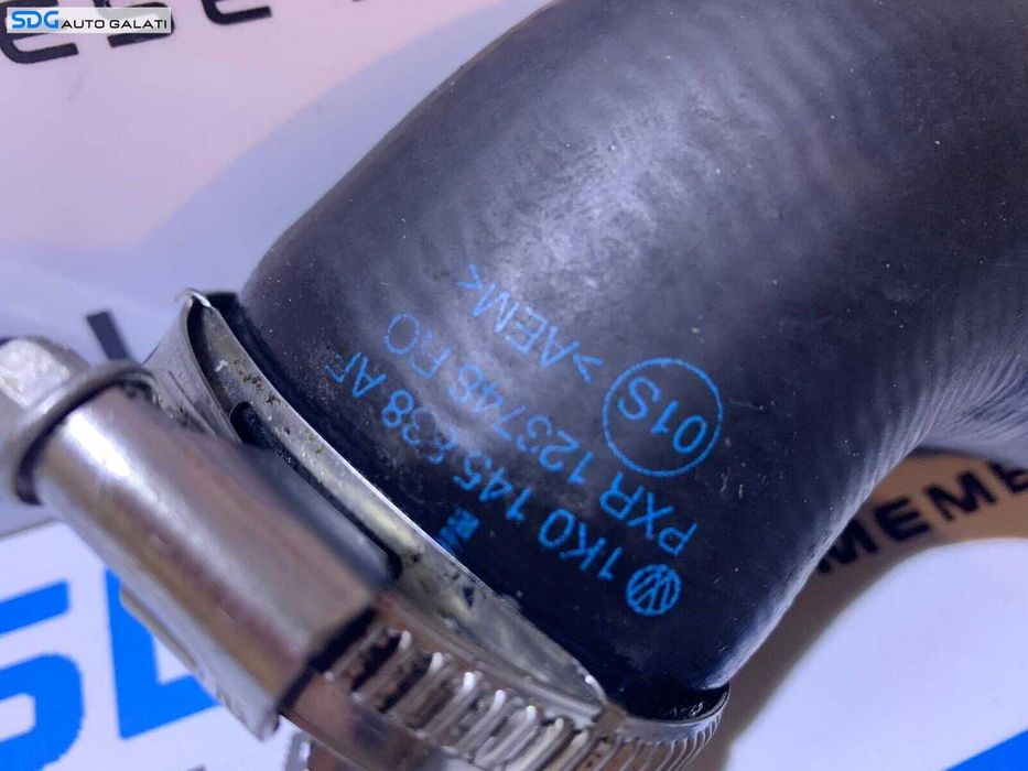 Furtun / Conducta Presiune Aer Radiator Intercooler Turbo / Turbina / Turbosuflanta VW Touran 1.6 TDI CAYB CAYC 2011 - 2015 cod 1K0145838AF [D0101]