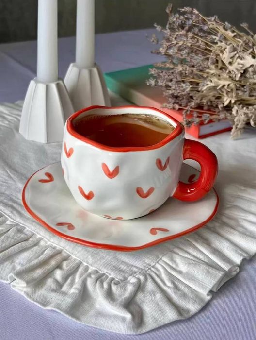 чашка + тарелка chashka tarelka