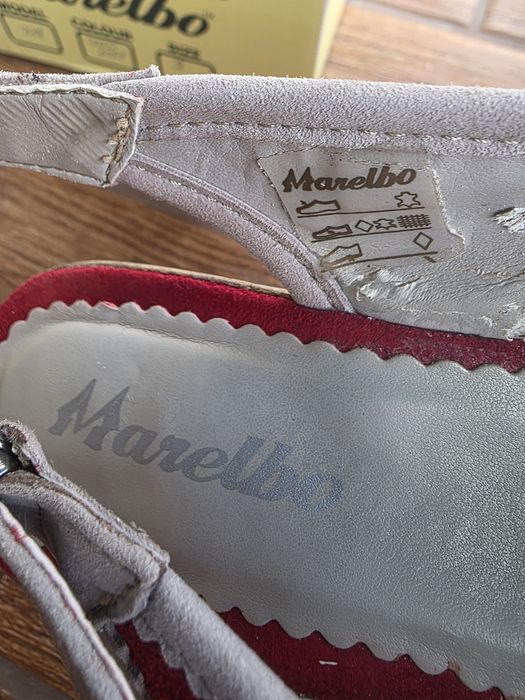 Sandale platforma piele intoarsa 38 Marelbo