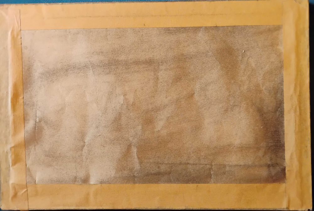 Стара цветна композиция . Майстора .