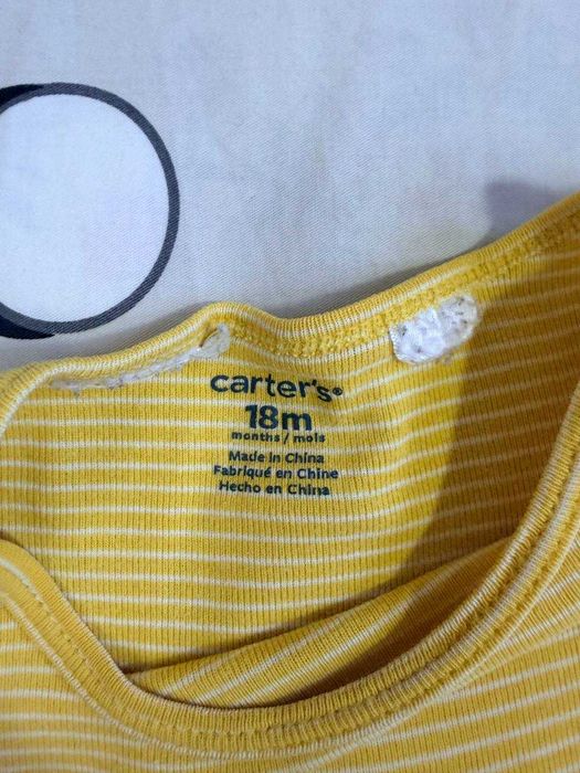 Набор боди carters хлопок длинный рукав на 18 месяцев детский бодик
