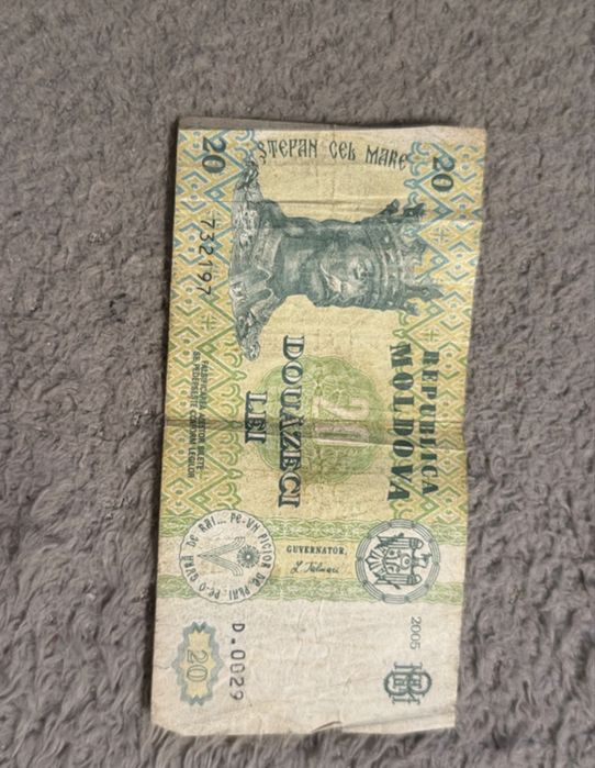 Bacnota 20 Lei Rep Moldova