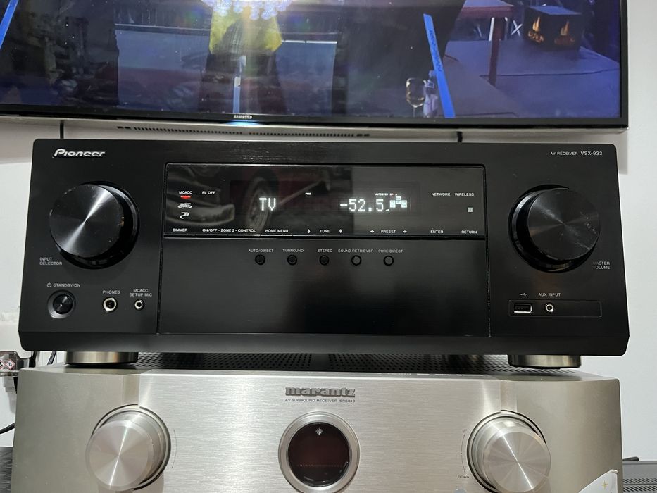 Pioneer VSX-933 7.2/4k UHD/Atmos/wifi/bluetooth/Spotify/Airplay/usb