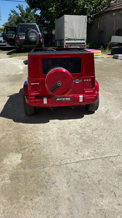 Mașinuță electrica Mercedes G63 XXL roșu de doua locuri