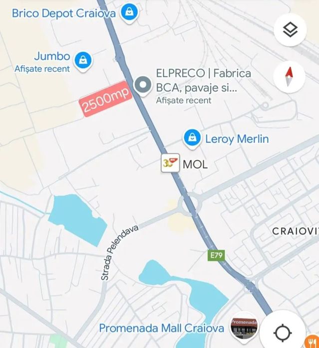 Teren Craiova 2500mp la bulevard