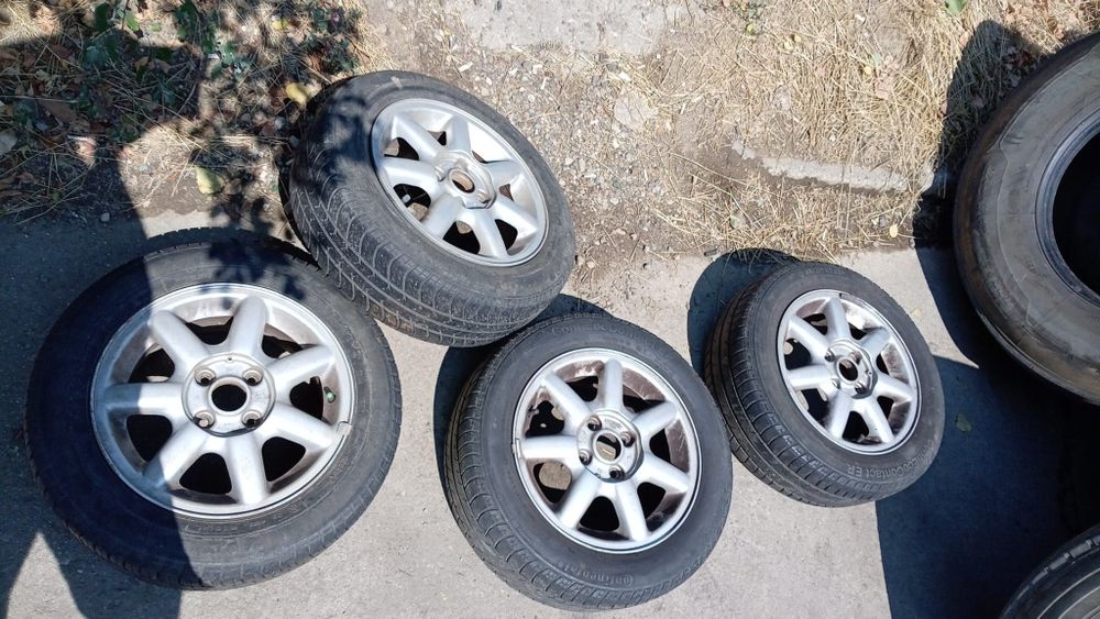 Jante + Cauciucuri pe 14 volkswagen