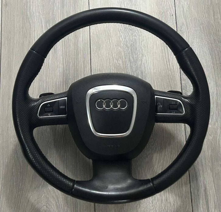 Volan Audi Piele Perforata Sport Comenzi si Padele