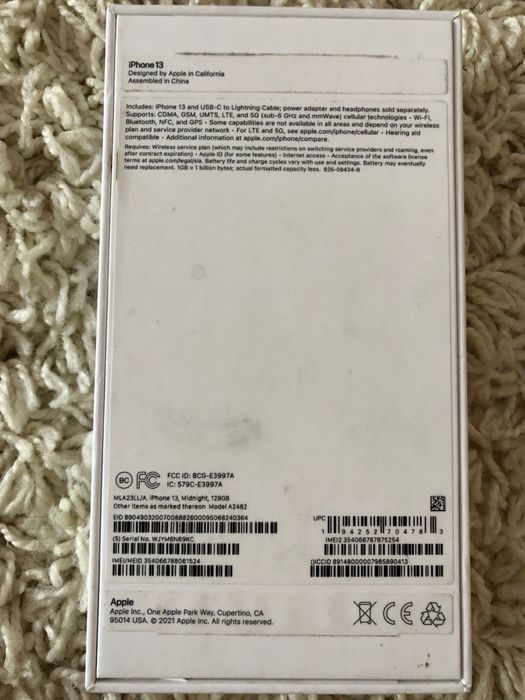 iPhone 13 Midnight (128 gb)