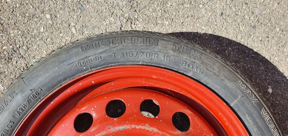 Roata rezerva slim Fiat Lancia retro R15