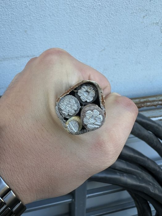 Cablu 3×35+16mm - aluminiu - cu banda de otel 28m