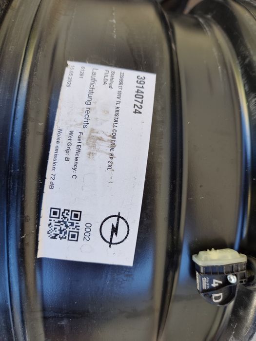 Оригинални джанти с тасове за Опел 5х115 17 цола Астра,Зафира, Инсигния 5X115R17