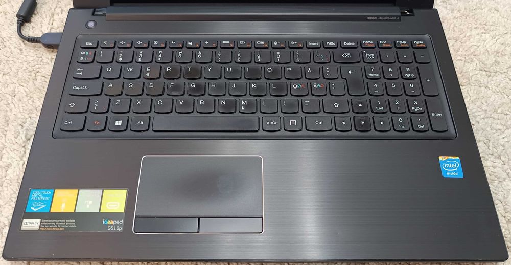 Laptop Lenovo IdeaPad S510p Intel 2955u Generatia 4  diagonala 15.6 40Cm Windows 10