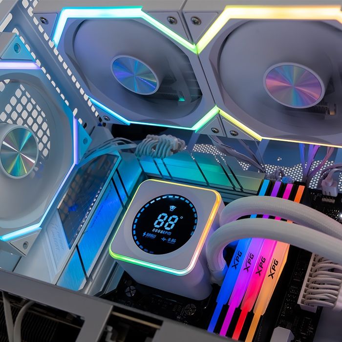 Комплект 3 reverse вентилатора Jungle Leopard XH White